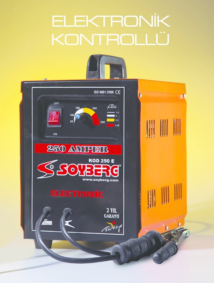 SOYBERG 250 AMPER KAYNAK MAKİNESİ  (ELEKTRONİK KONTROLLÜ)