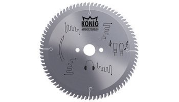 KÖNİG ALM 350-01 /350 3,6 30-32 / 84 Diş Elmas Uçlu Alüminyum ve PVC ( Sessiz) Daire Testere