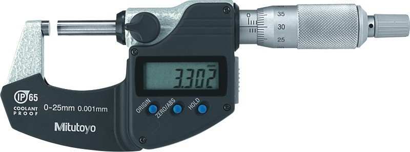Mitutoyo 293-230/ “DIGIMATIC” Mikrometre, Bilgi Çıkışlı / 0-25