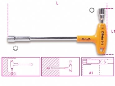 Çift Uçlu T-Lokma 941 7