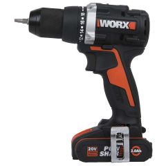 WORX WX102 20Volt/2.0Ah Li-ion Çift Akülü Kömürsüz Profesyonel Şarjlı Matkap