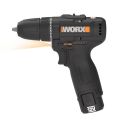 WORX WX121 12Volt/2.0Ah Li-ion Çift Akülü Kömürsüz Profesyonel Şarjlı Darbeli Matkap + 5 Parça Aksesuar