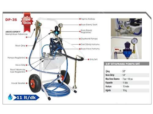 ARISTO DP-3S ARABALI DİYAFRAM POMPA SETİ 3/8