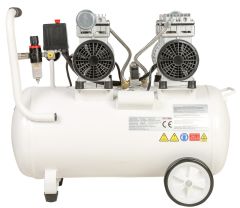 Kuletaş Süper Sessiz Yağsız Kompresör 60 Litre Çift Motor 2 Hp