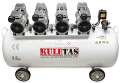 Kuletaş Süper Sessiz Yağsız Hava Kompresörü 200 Litre (4 Hp)