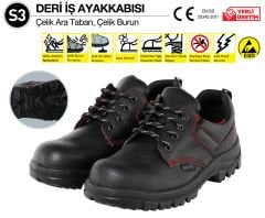 S3 DERİ İŞ AYAKKABISI NO:42