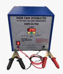 Dgm tam otomatik 12-24 volt 25 amper iki akülük şarj cihazı