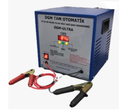 Dgm tam otomatik 12-24, 36-48, 60-72-84 volt 25 amper yedi akülük şarj cihazı