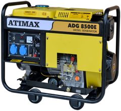 ATIMAX ADG8500E3 7,5 KVA, TRİFAZE, DİZEL , MARŞLI, JENERATÖR