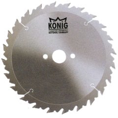 KÖNİG BG-250-01 / 250 3,2 30 / 24 Diş / Elmas Uçlu Atlamalı BG Dişli Ahşap Daire Testeresi