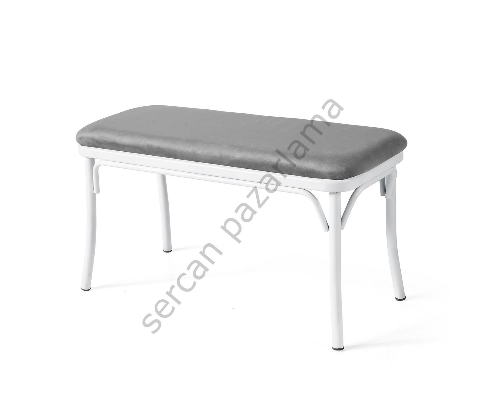 7536 - Atlas Bench 92 cm - Gri/Beyaz