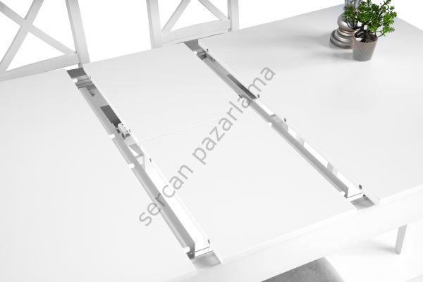 1364-2051 - Soft Masa Sandalye Takımı - Beyaz