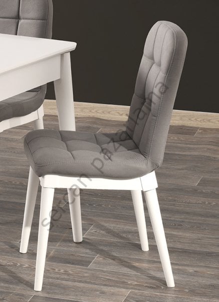 2145 - Duru Sandalye - Gri/Beyaz