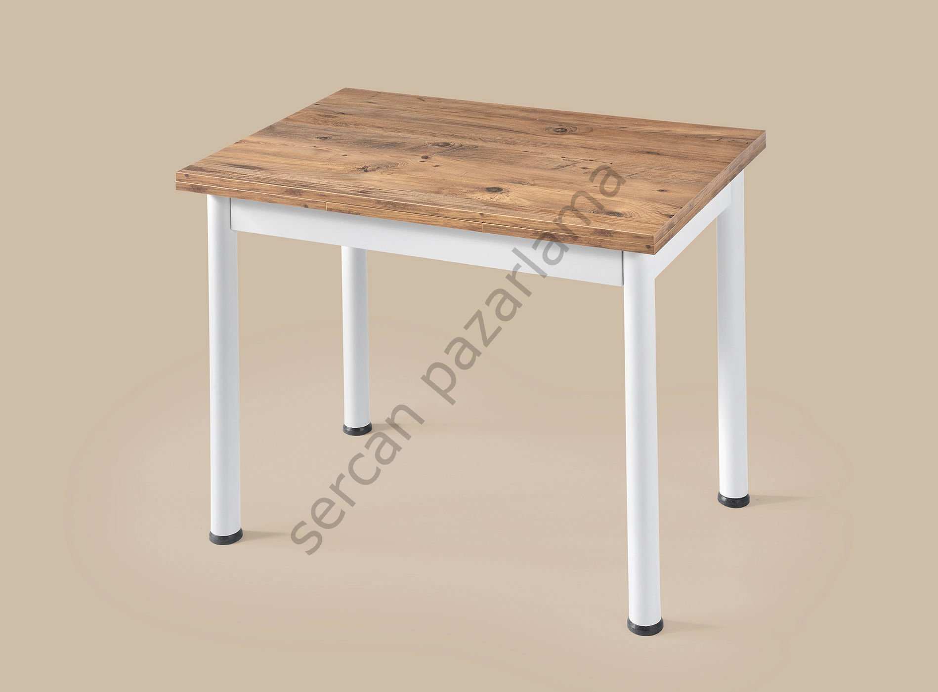1205 - Mini Smart Masa 60x90 - Çam/Beyaz