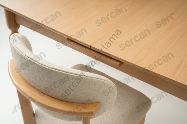 1254-2021 - Eliz Masa Sandalye Takımı - Kayın/Naturel