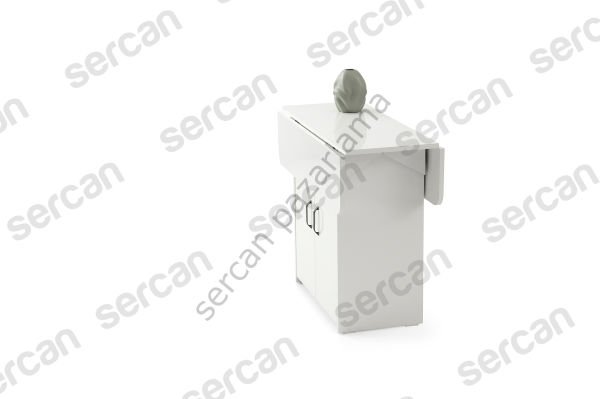 1326-2341 - İzmir Dolaplı Masa Sandalye Takımı - Beyaz
