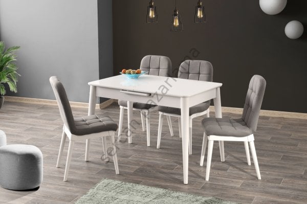 1396 - Silver Masa 70x110 - Beyaz