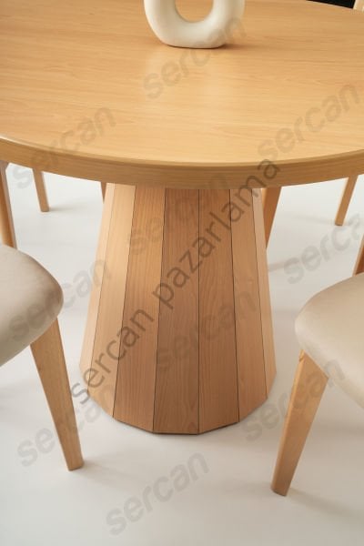 1384-2031 - Bohem Masa Sandalye Takımı - Kayın/Naturel
