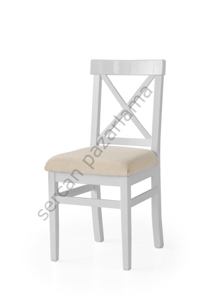 2050 - Alaçatı Sandalye - Beyaz/Krem