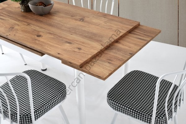 1151-2306 - Smart Masa Sandalye Takımı - Çam/Beyaz