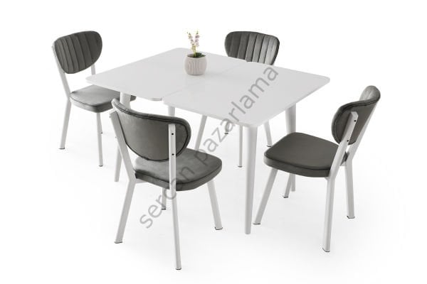 1331-2311 - Rüya Masa Sandalye Takımı - Beyaz
