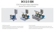 Aquastrong  DC3 EDX 32-300       3X3kW 380V  Üç Pompalı Yatay Paket Hidrofor