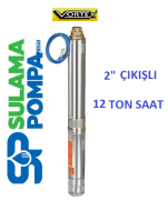 VORTEX 12GM-40 10,HP 380V DERİN KUYU DALGIÇ POMPA
