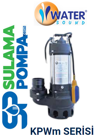 KPWm 30-12 0.75fx 1.HP 220V ATIK SU DALGIÇ POMPA
