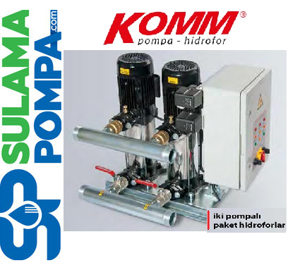 STAR 2xSD 100/7 T 7.5x7.5 HP 380V ÇİFT POMPALI HİDROFOR