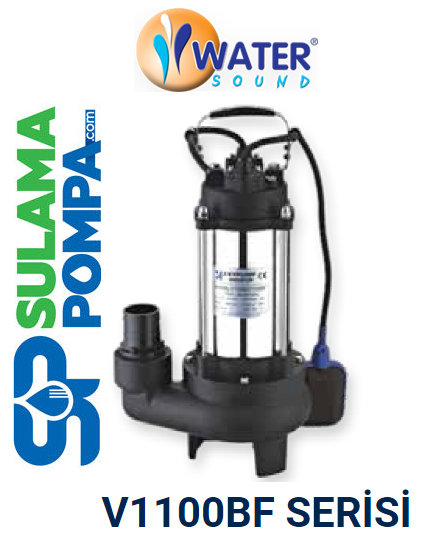 V1100BF - 1.5 HP 220V ATIK SU DALGIÇ POMPA