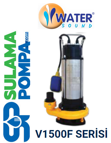 V1500F - 2.HP 220V ATIK SU DALGIÇ POMPA