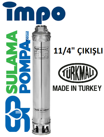 İMPO SK 401/13 0,5 HP 11/4'' ÇIKIŞLI DALGIÇ POMPA KADEMESİ(TEKNOPOLİMER BAŞLIKLI)