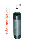 1 \'\' 7 CM GALVANİZ BORU NİPELİ