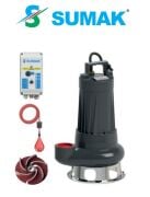 SUMAK SDTV 40/2.5 4HP 380V VORTEX ÇARKLI FOSEPTİK DALGIÇ POMPA