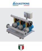Aquastrong  WDRIWE-3 EDX 40-300     3x3kW 380V  Üç Pompalı Yatay Milli Frekans Kontrollü Paket Hidrofor