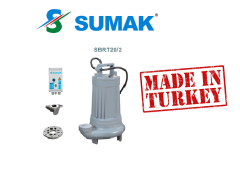 SUMAK SBRT 30/2 380W BIÇAKLI FOSEPTİK DALGIÇ POMPA