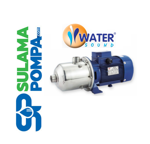 WATER SOUND DW 8-50 220 3.HP 380V YATIK MİLLİ ÇOK KADEMELİ 304 KOMPLE PASLANMAZ ÇELİK SANTRİFÜJ POMPA