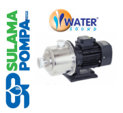 WATER SOUND CM 4-60 (316) 1,5 HP 220V YATIK MİLLİ ÇOK KADEMELİ PASLANMAZ ÇELİK SANTRİFÜJ POMPA