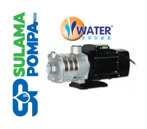 WATER SOUND CMH8-40 (304) 3 HP 380V YATIK MİLLİ ÇOK KADEMELİ KOMPLE PASLANMAZ ÇELİK SANTRİFÜJ POMPA