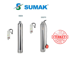 SUMAK 5SD9  PASLANMAZ  PAKET DALGIÇ POMPA (MOTOR+KABLO+PANO)