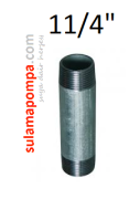 1 1/4 \'\' 100 CM GALVANİZ BORU NİPELİ