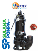 WATER WQ 65-12-5.5OG - 7.5 HP 380V DÖKÜM GÖVDELİ PARÇALAYICILI ATIK SU DALGIÇ POMPA