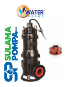 WATER 50B25.5 - 7.5 HP 380V DÖKÜM GÖVDELİ YÜKSEK İRTİFALI ATIK SU DALGIÇ POMPA