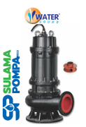 WATER 150WQ130-15-11 - 15 HP 380V DÖKÜM GÖVDELİ YÜKSEK DEBİLİ ATIK SU DALGIÇ POMPA (1450d/d)