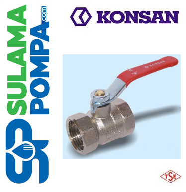 KONSAN 11/2'' PN 10 İÇME SUYU KÜRESEL VANA