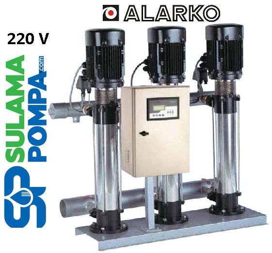 ALARKO 403/10-3 3x1.HP 220V ÜÇ POMPALI HİDROFOR