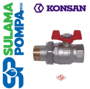 KONSAN 1'' RAKORLU TAM GEÇİŞLİ VANA
