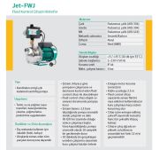 Wilo FWJ 202  0.55kW 220V  Fluid Kontrol Cihazlı Hidrofor - Hidromatlı Hidrofor