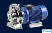 Sumak  SMINOX  200/40   10Hp 380V   Komple Paslanmaz Çelik Rijit Kaplinli Flanşlı Santrifüj Pompa (AISI 316)