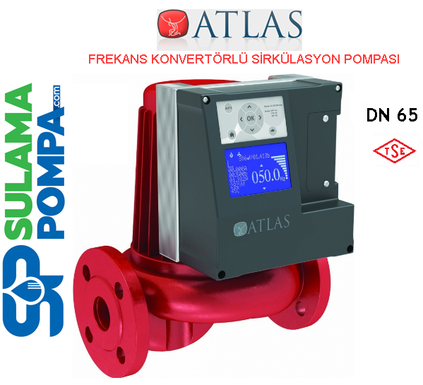 ATLAS VFP65 DN65 FLANŞLI TİP FREKANS KONVERTÖRLÜ SİRKÜLASYON POMPA